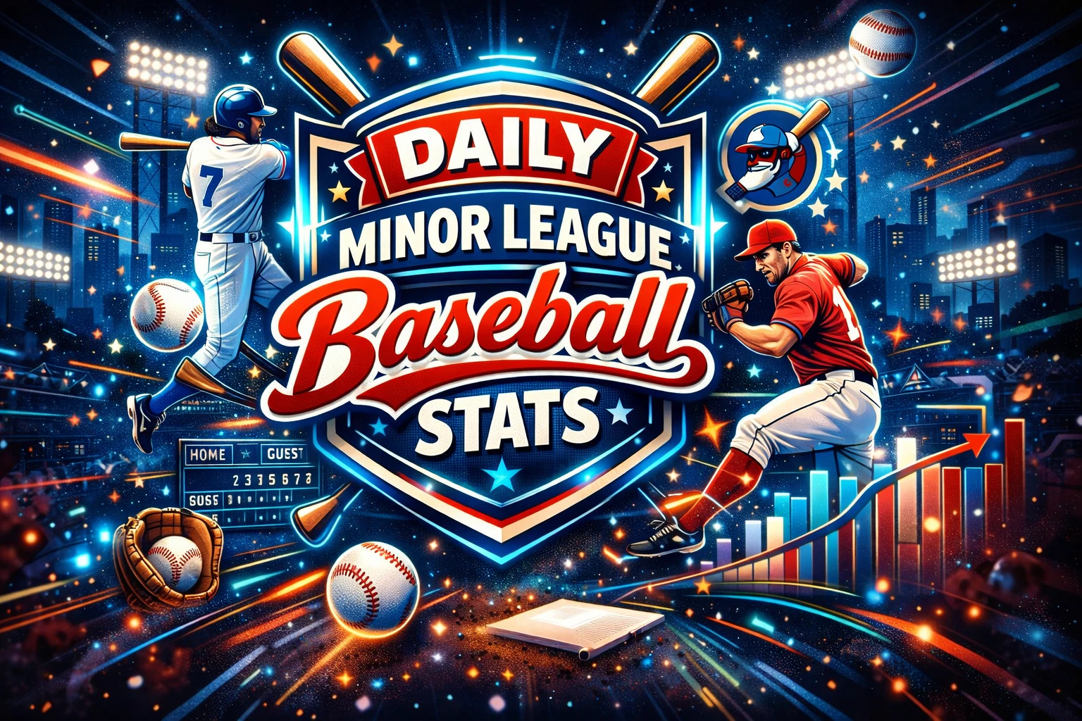 Daily minor league MiLB baseball stats